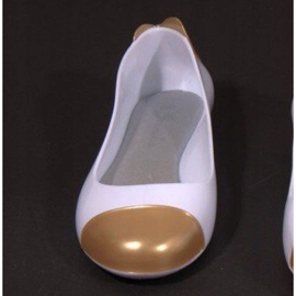 Ballerines Meliski 104 Or blanche jaune 1