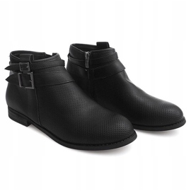 Bottines ajourées avec fermeture éclair H208 Noir le noir 2