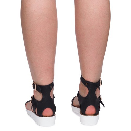 Sandales Avec Fermeture 50035 Noir 1