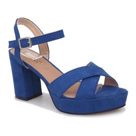 Sandales à talons bleues Enmore 1