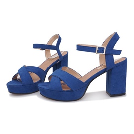 Sandales à talons bleues Enmore 2