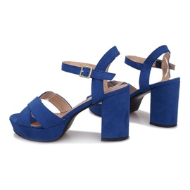 Sandales à talons bleues Enmore 3