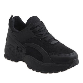 Chaussures de sport à la mode noires A88-18 le noir 1