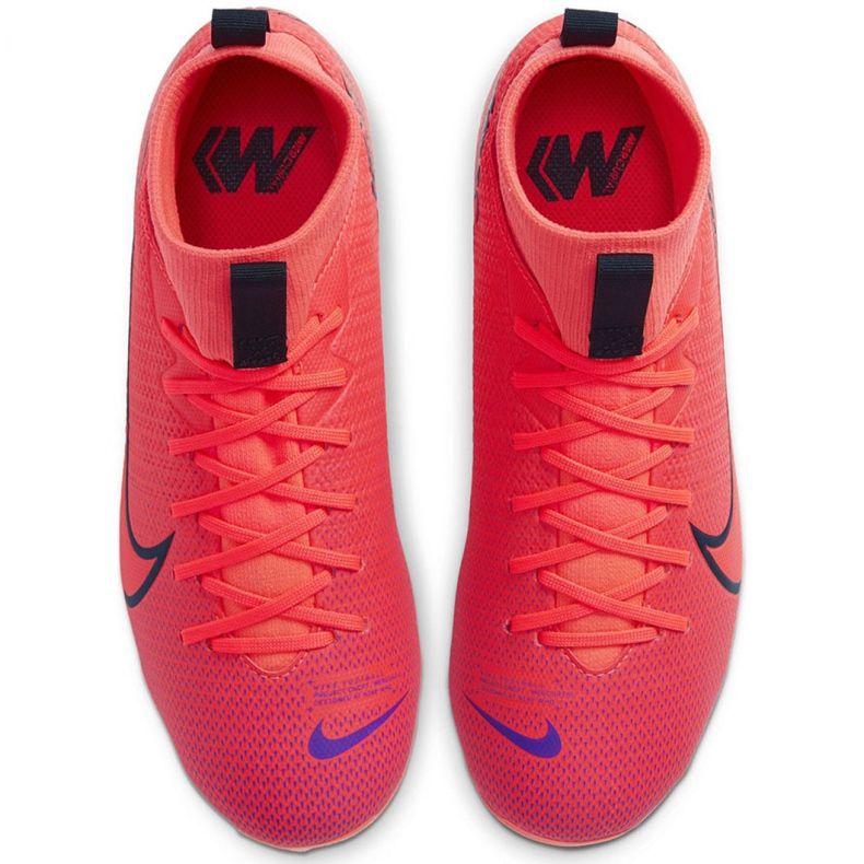 Chaussures de football Nike Mercurial Superfly 7 Academy FG / MG Jr AT8120-606 rouge rouge 1