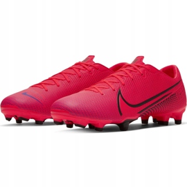 Chaussures de football Nike Mercurial Vapor 13 Academy FG / MG M AT5269-606 rouge rouge 3