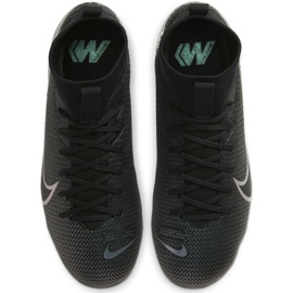 Chaussures de football Nike Mercurial Superfly 7 Academy FG / MG Jr AT8120-010 noir noir 1
