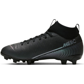 Chaussures de football Nike Mercurial Superfly 7 Academy FG / MG Jr AT8120-010 noir noir 2