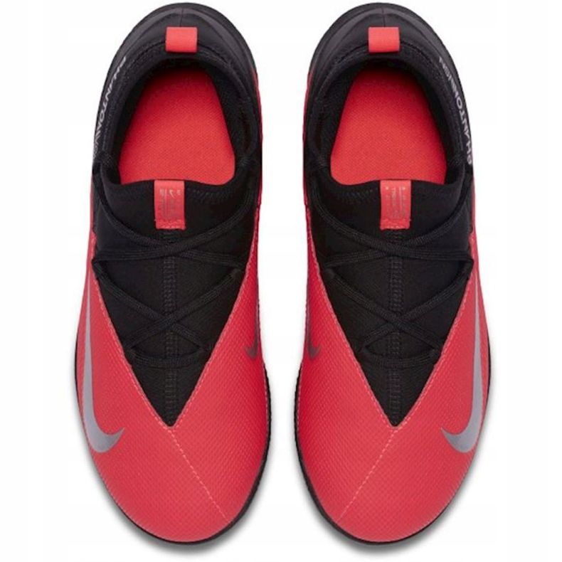 Chaussures d'intérieur Nike Phantom Vsn 2 Club Df Ic Jr CD4072-606 rouge noir 1