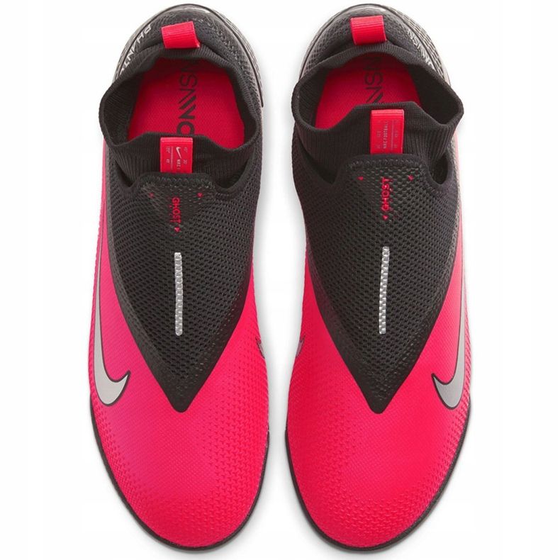 Nike React Phantom Vsn 2 Pro Df Tf M CD4174-606 chaussures de football rouge rouge 1
