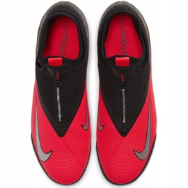 Nike Phantom Vsn 2 Academy Df Tf M CD4172-606 chaussures de football rouge rouge 1