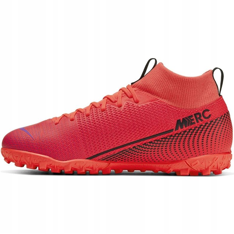 Chaussures de football Nike Mercurial Superfly 7 Academy Tf Jr AT8143-606 rouge rouge 2