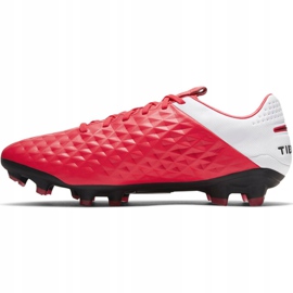 Chaussures de football Nike Tiempo Legend 8 Pro Fg M AT6133-606 rouge oranges et rouges 2