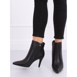 Bottines Jodhpur noires sur talon aiguille TX-1852-1 Noir le noir 1