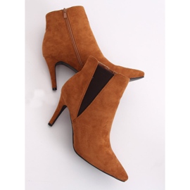 Chelsea boots sur un talon aiguille camel TX-1852 Camel brun 4
