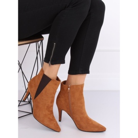Chelsea boots sur un talon aiguille camel TX-1852 Camel brun 6