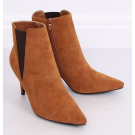 Chelsea boots sur un talon aiguille camel TX-1852 Camel brun 5