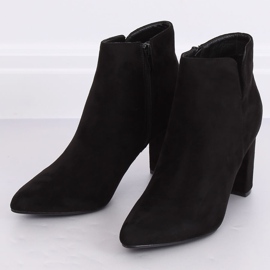 Bottines noires à talons 2C1AX1008-8 Noir le noir 3