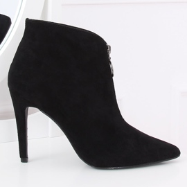 Bottines noires sur épingle noir A3-029 Noir 4