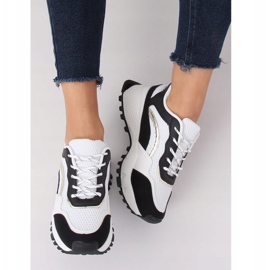 Noir et blanc LA87P Chaussures de sport noires blanche le noir 1 Noir et blanc LA87P Chaussures de sport noires blanche le noir 1