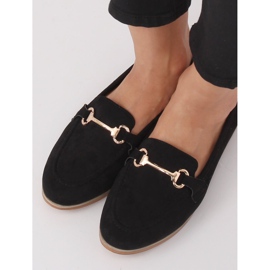 Noir Mocassins femme noirs T355P Noir le noir 2