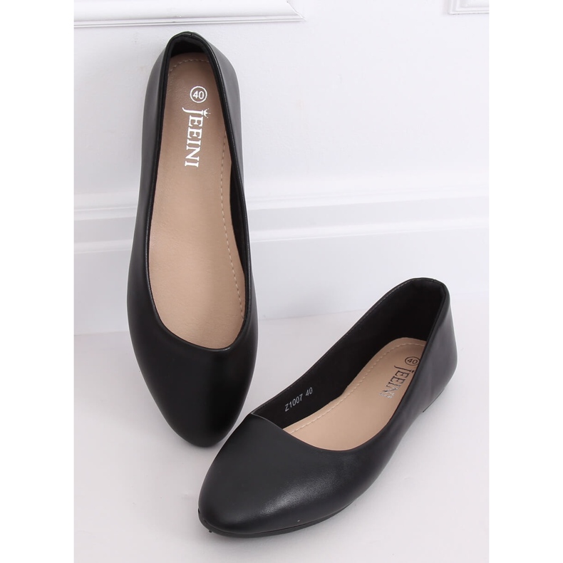 Ballerines unies unies noires Z1007 Noir le noir 1 Ballerines unies unies noires Z1007 Noir le noir 1