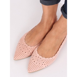 Ballerines ajourées roses NK18P Rose 1