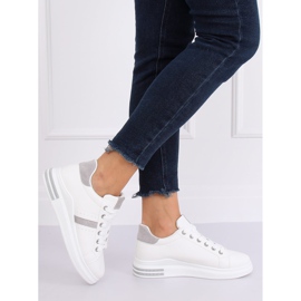 Chaussures de sport femme blanches BL201P Gris 2 Chaussures de sport femme blanches BL201P Gris 2