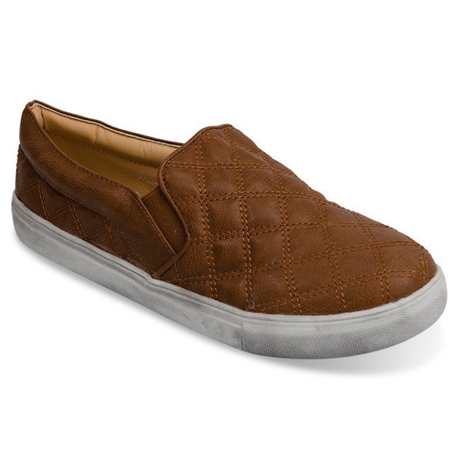 Slip On Matelassé 9033 Camel brun 1