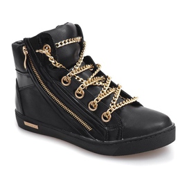 Baskets Montantes Avec Fermeture Éclair Y405 Noir le noir 1