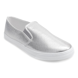Baskets Brillantes 368 Argent gris 1