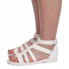 Sandales romaines LEI-109 Blanc 2