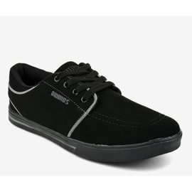 Baskets homme noires MC704-3 1