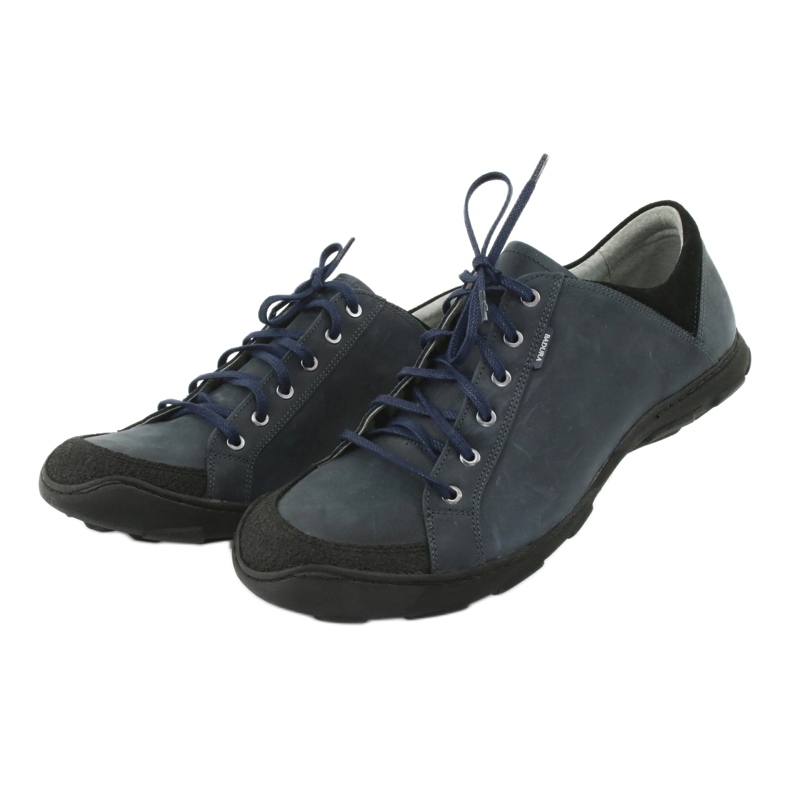 Grenade Badura 3176 chaussures de sport noir bleu marine 3