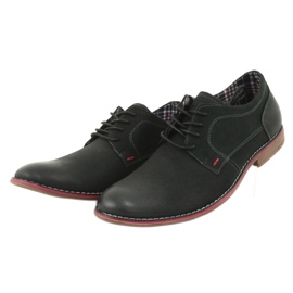 American Club CY01 chaussures à lacets pour hommes noir 3