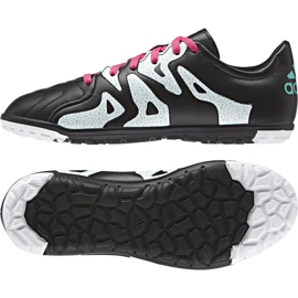Chaussures de football Adidas X 15.3 Tf Cuir Jr AF4788 noir noir 1