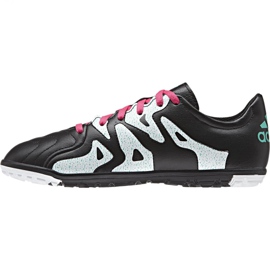 Chaussures de football Adidas X 15.3 Tf Cuir Jr AF4788 noir noir 2