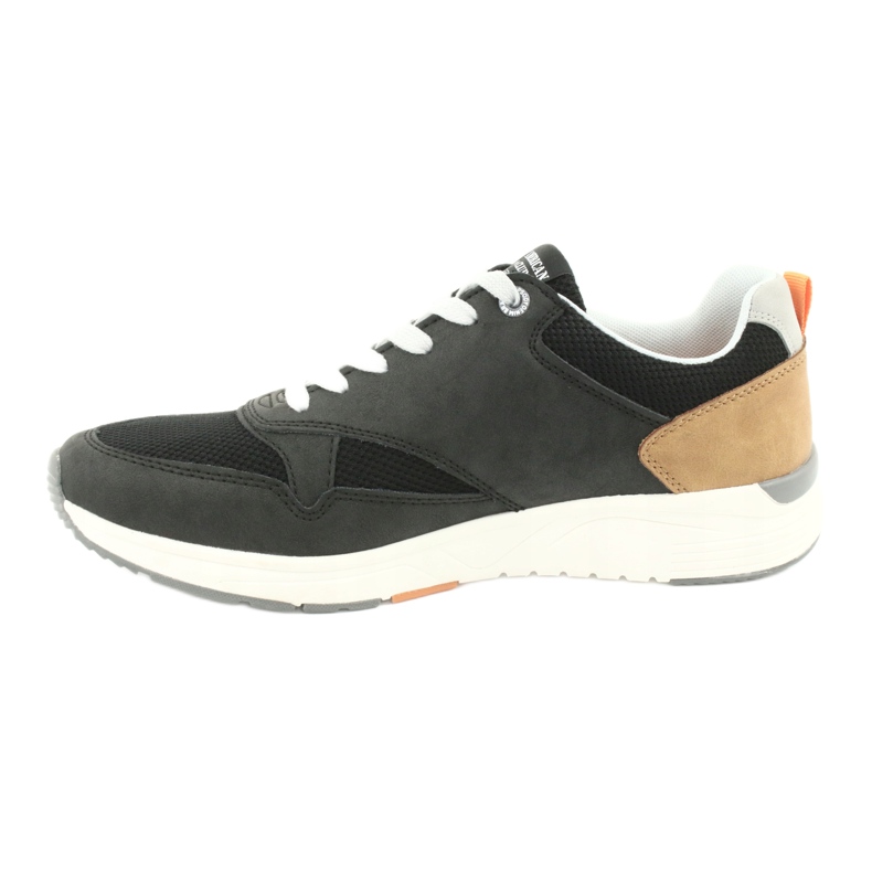 Chaussures de sport pour hommes American Club RH19 noires 2