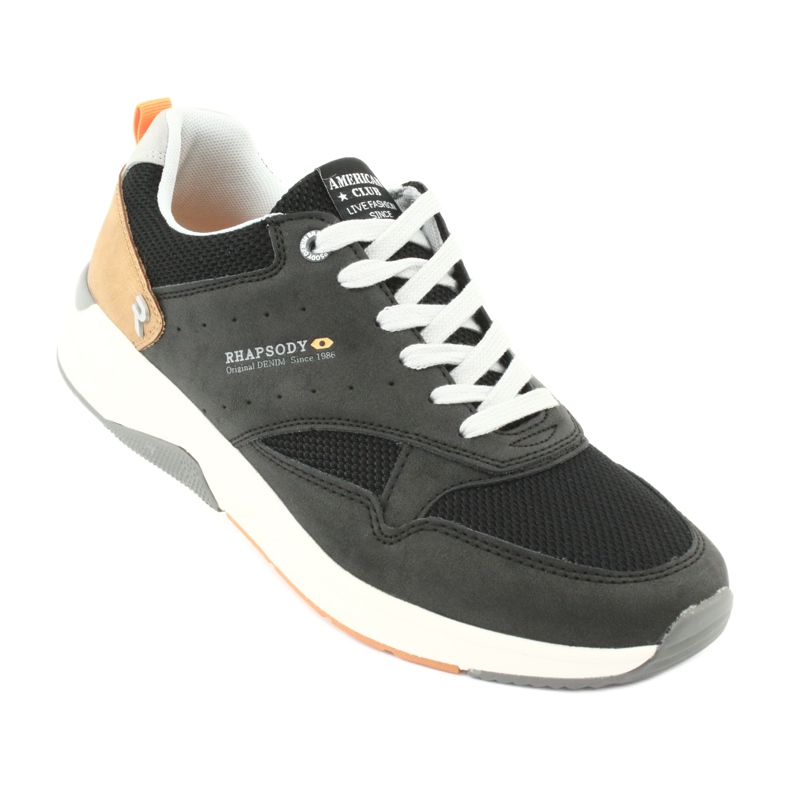 Chaussures de sport pour hommes American Club RH19 noires 1