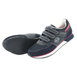 American Club Chaussures américaines RH21 bleu marine rouge 5