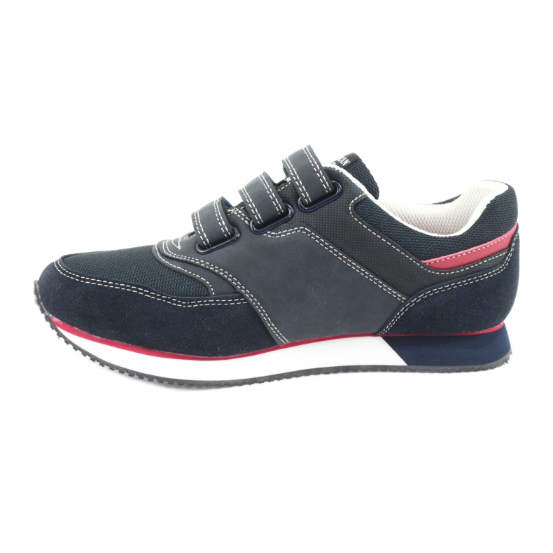 American Club Chaussures américaines RH21 bleu marine rouge 2