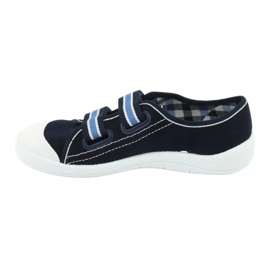 Chaussures pour enfants Befado 672Y049 blanche bleu marin bleu 2