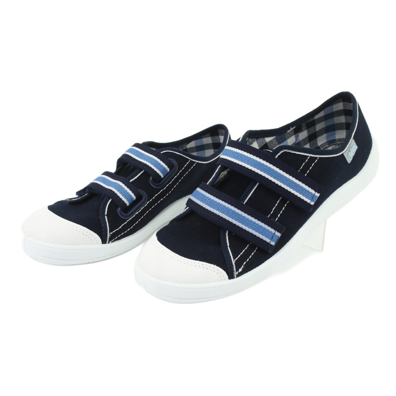 Chaussures pour enfants Befado 672Y049 blanc bleu marine bleu 3