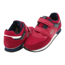 American Club Chaussures de sport américaines RH20 rouges blanc bleu marine 4