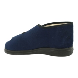 Chaussures en peau de mouton Befado 986D010 bleu marine 2
