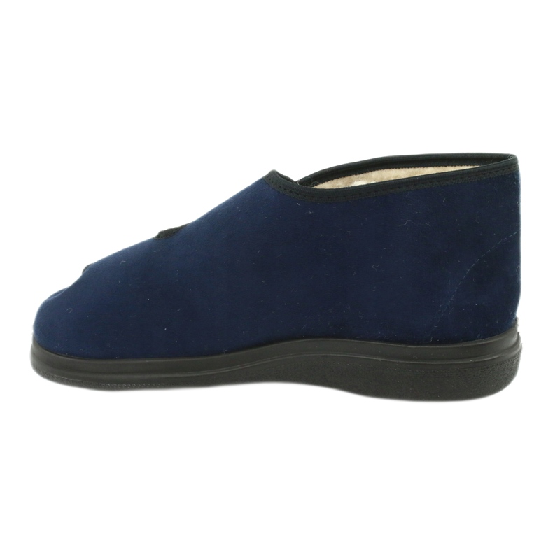 Chaussures en peau de mouton Befado 986D010 bleu marine 2