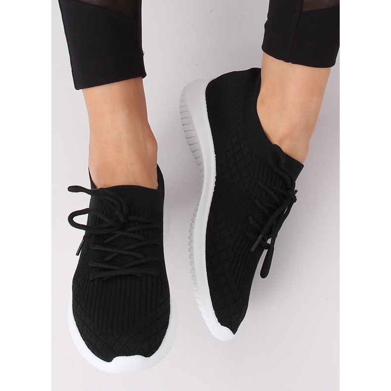 Chaussures de sport noires 7753-Y Noir le noir 1