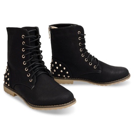 Bottes richement décorées 1511-2 noir le noir 1