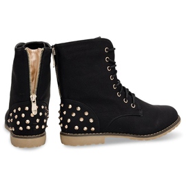 Bottes richement décorées 1511-2 noir le noir 3