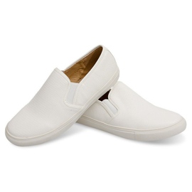 Baskets à enfiler Slip On 2207 Blanc blanche 2