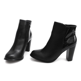 Bottines Vernies F034 Noir le noir 1